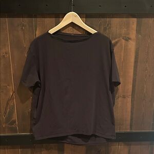 Lululemon Black Short Sleeve Tee  Women’s Size 10